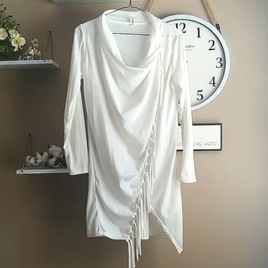 Ealey Fushi 🌿Wrap/Swim Cover/Top With Fringe WM